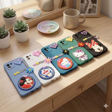 Tecno Spark 7 Pro Hello Kitty Braslate Chain Soft Case