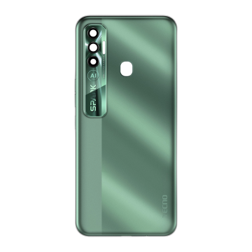 Tecno Spark 7 Pro Rear Back Body Casing Housing Replacement Battery Back Door With Side Buttons And Camera Lens For Spark 7 Pro - Green - Image 2
