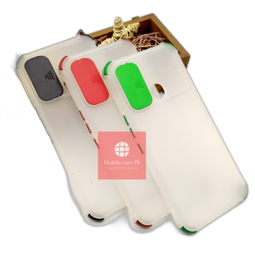 Tecno Spark 7 Soft Smoky Matte Shutter Bumper Cover