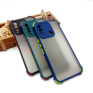 Tecno Spark 8 Smoky Matte Bumper Armor Mobile Cover