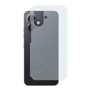 Tecno Spark Go 2 Back Protector Carbon Fiber Matte Soft Skin Sheet - Image 2