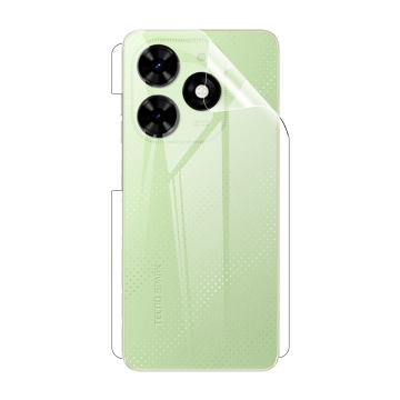 Tecno Spark Go 2024 Back Clear Jelly Protector - Soft Hydrogel Film - Image 2