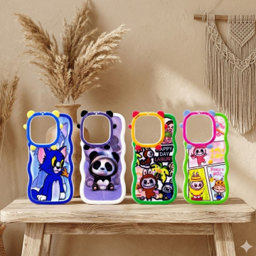 Tecno Spark Go 2024 Wave Style Cartoon Mobile Cover - Image 2
