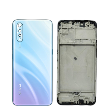 Vivo S1 Housing Middle Frame With Side Button and Camera Lens Complete Body Casing Replacement For S1 - Blue - Image 2