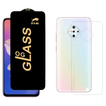 Vivo S1 Pro Protection Pack: OG Glass + Clear Back Jelly Film - Image 2