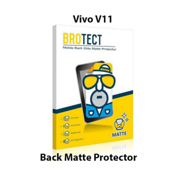 Vivo V11 Back Protector Skin Matte Style Protector For Vivo V11 - Image 2
