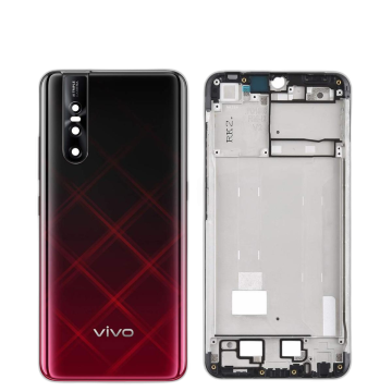 Vivo V15 Pro Housing Middle Frame With Side Button and Camera Lens Complete Body Casing Replacement For V15 Pro - Black - Image 2