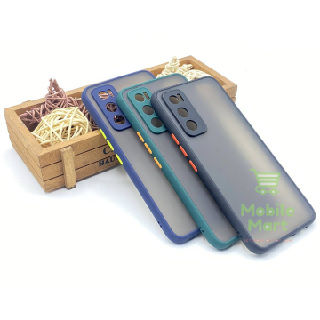 Vivo V20 SE Smoky Matte Armor Case Camera Protection Mobile Cover