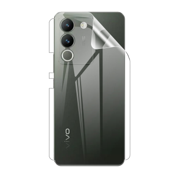 Vivo V29e Back Clear Jelly Protector - Soft Hydrogel Film - Image 2