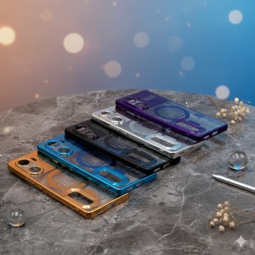 Vivo V29E Soft Multi Chrome Border Camera Protection Cover - Image 2