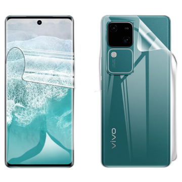 Vivo V30 Front & Back Protection Clear Jelly Soft Ultra Clear Jell For Vivo V30 - Image 2