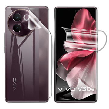 Vivo V30e Front & Back Protection Clear Jelly Soft Ultra Clear Jell For Vivo V30e - Image 2