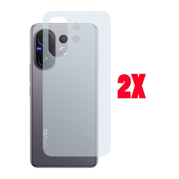 Vivo V60 Back Protector Carbon Fiber Matte Soft Skin Sheet 2 For - 2Pcs - Image 2