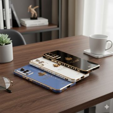 Vivo X60 Soft Multi Golden Border Camera Protection Cover - Image 2
