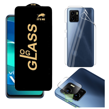 Vivo Y01 360¬∞ Clear Kit: OG Glass + Back Jelly Camera Guard - Image 2