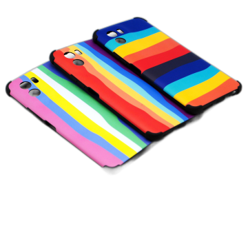 Vivo Y01 Rainbow Printed Bumper Mobile Cover - Image 2