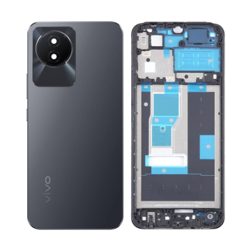 Vivo Y02 Black Housing - Image 2