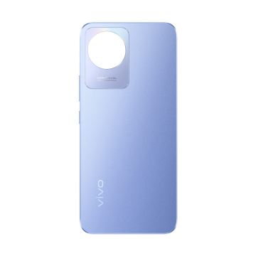 Vivo Y02 Housing Middle Frame With Side Button and Replacement Battery Back Door For Vivo Y02 - Sky Blue - Image 2