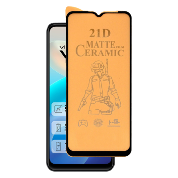 Vivo Y02 Matte Ceramic Glass Protector For Vivo Y02  - Image 2
