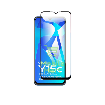 Vivo Y15c Full Screen Protector 9D Tempered Glass Protector For Vivo Y15c - Image 2