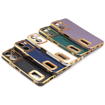 Vivo Y16 Soft Multi Camera Protection Golden Border Mobile Cover - Image 2