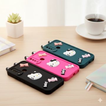 Vivo Y17 Fancy Kitty Sweet Style Mobile Cover - Image 2