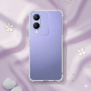 Vivo Y17s Transparent Anti Shock Soft Crystal Clear Case - Image 2