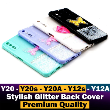 Vivo Y20A Stylish Glitter Beauty Back Cover