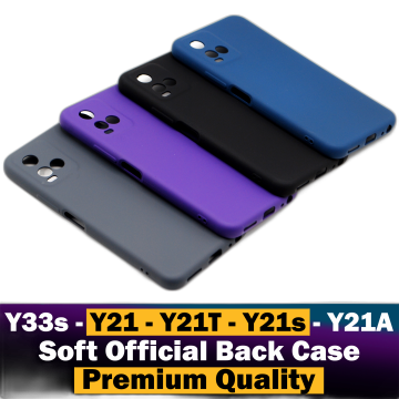 Vivo Y21A Back Cover Multicolour Soft Official Case For Y21A