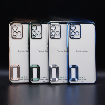 Vivo Y21A Soft Multi Chrome Border Camera Protection Cover - Image 2