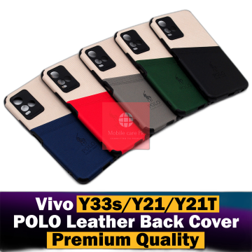 Vivo Y21s Back Cover Leather Type Soft Y21s Case For Boys - Image 2