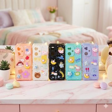 Vivo Y27 4G Glitter Back Cover - Image 2