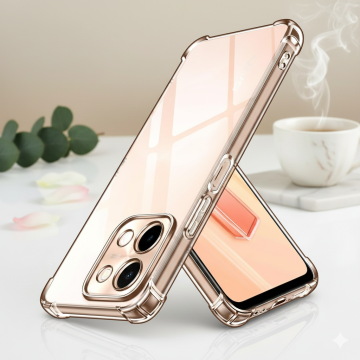 Vivo Y28 Transparent Extra Bumper Anti Shock Soft Crystal Clear Case Mobile Cover - Image 2