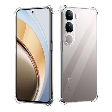 Vivo Y29s Crystal Clear Anti-Shock Soft Transparent Cover with Extra Bumper - Image 2
