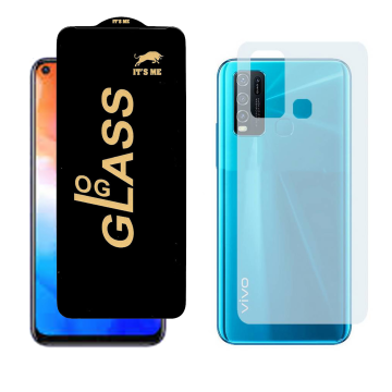 Vivo Y30 Combo: OG Glass Screen Protector + Carbon Back Skin - Image 2
