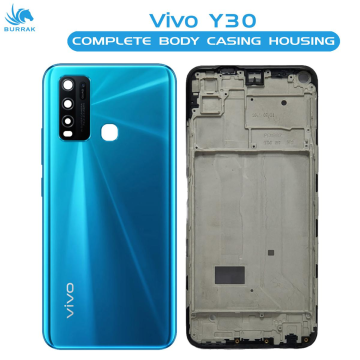 Vivo Y30 Rear Complete Body Casing Housing Replacement For Vivo Y30 - Blue - Image 2