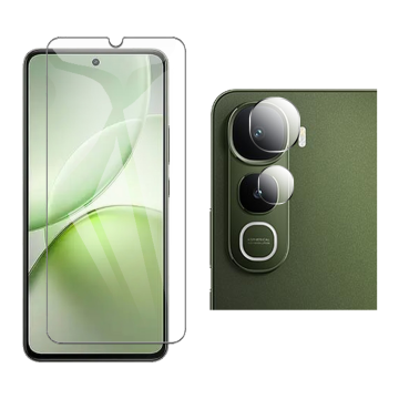 Vivo Y400 Glass Protector Polish Screen Tempered + Back Rear Camera 9H Gorilla Flexible - Image 2