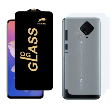 Vivo Y51 Combo: OG Glass Screen Protector + Carbon Back Skin - Image 2