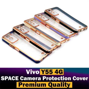 Vivo Y55 4G Chrome Side Golden Back Cover - Image 2