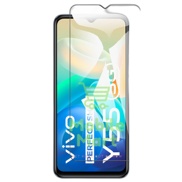 Vivo Y55 5G Glass Protector simple Tempered Glass For Vivo Y55 5G  - Image 2