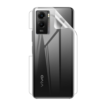 Vivo Y55s 5G Back Clear Jelly Protector - Soft Hydrogel Film - Image 2