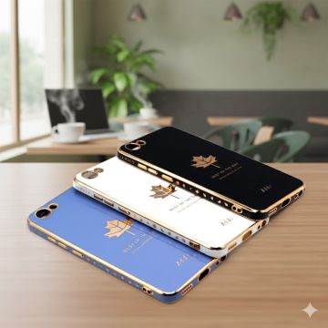 Vivo Y71 Back Cover Soft Multi Golden Border Camera Protection Cover For Vivo Y71 - Image 2