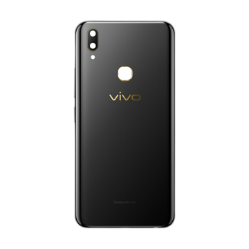 Vivo Y85 Rear Back Body Casing Housing Replacement Battery Back Door With Side Buttons And Camera Lens For Vivo Y85 - Black - Image 2