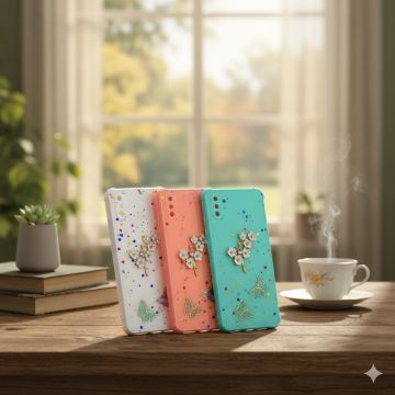 Vivo Y90 Glitter Butterfly Style Mobile Cover
