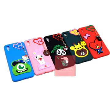 Vivo Y90 Hello Kitty Braslate Chain Soft Case For Girls Mobile Cover