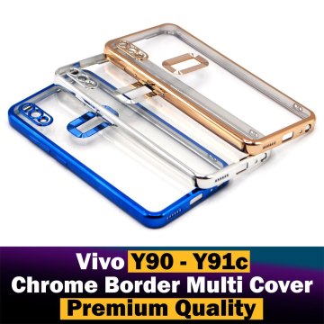 Vivo Y90 Soft Multi Chrome Border Camera Protection Cover - Image 2