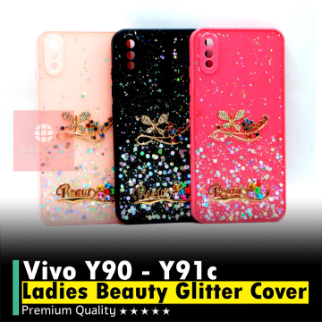 Vivo Y91c Back Cover Shine Glitter Beauty Vivo Y91c Case For Girls - Image 2