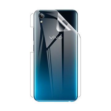 Vivo Y91D Back Clear Jelly Protector - Soft Hydrogel Film - Image 2