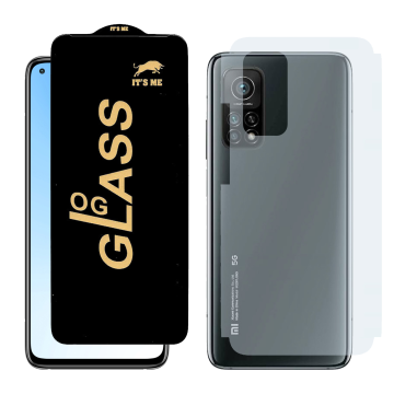 Xiaomi 10T Combo: OG Glass Screen Protector + Carbon Back Skin - Image 2