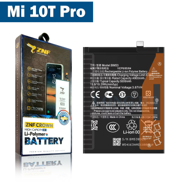 Xiaomi 10T Pro Battery Replacement - ZNF 5000mAh (BM53) - Image 2